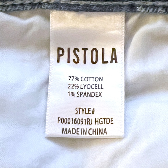 NWT Pistola Ally High Rise Vintage Ankle Boot Jeans in High Tide Size 27 - Picture 9 of 13